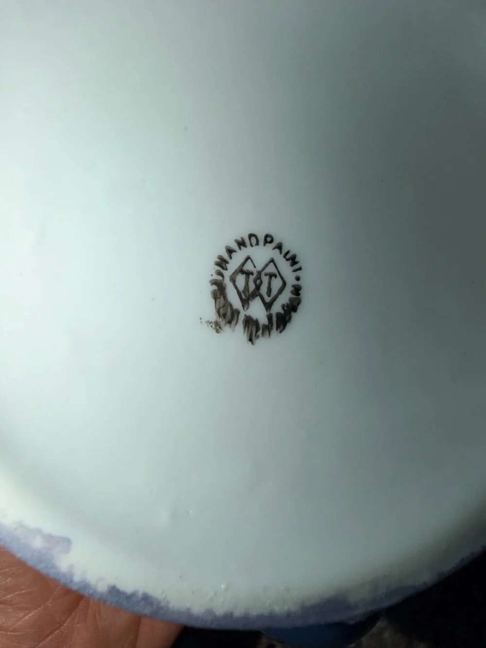 Vintage Cherry Blossom Hand Painted Tea Pot